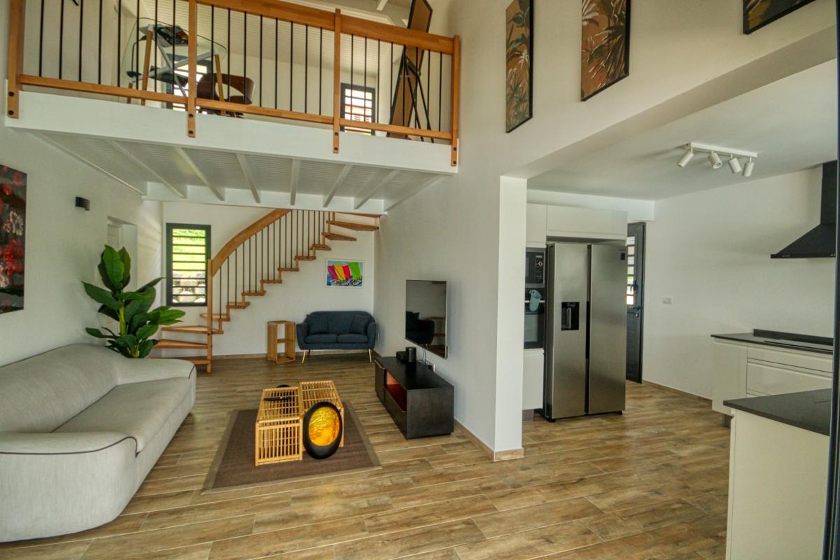 Location vacances Martinique - Salon et mezzanine